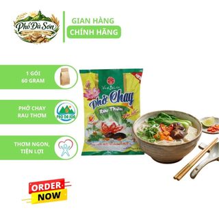 Phở chay rau thơm Bích Chi (60G/GÓI) thùng 30 gói Thanh đạm – Thơm dịu rau củ – Tiện lợi chỉ 3 phút
