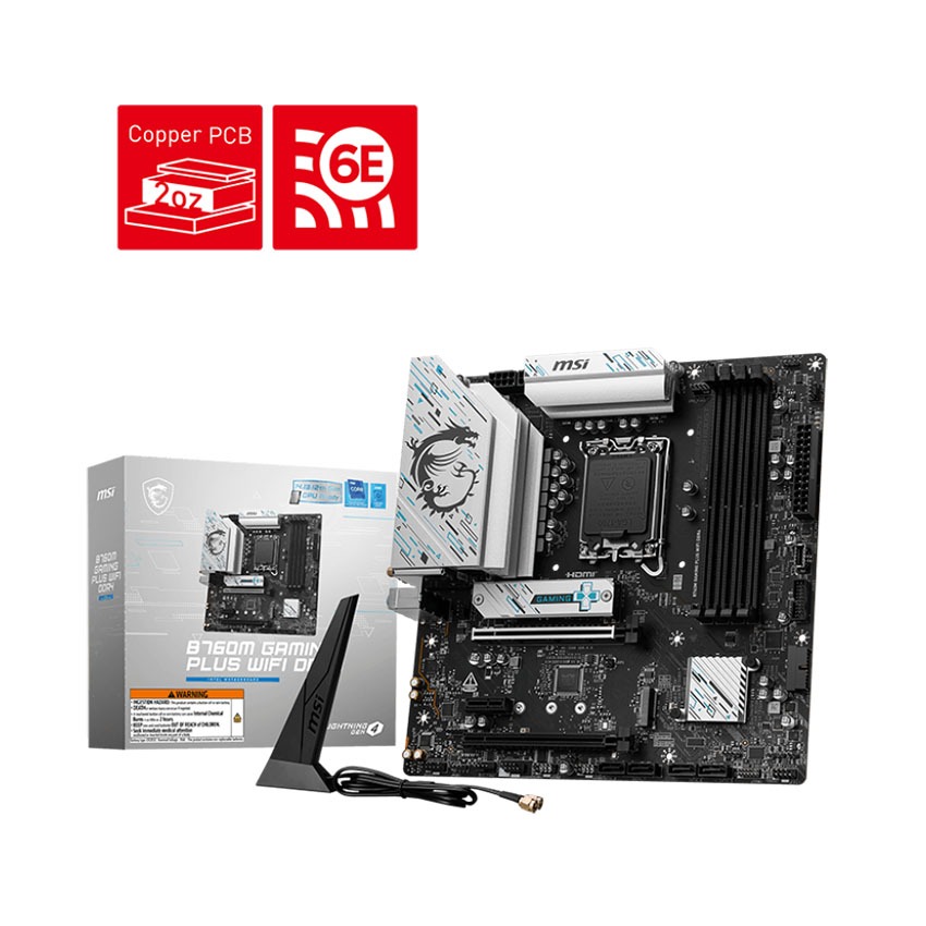 🧩 Mainboard MSI B760M GAMING PLUS WIFI DDR4 – Mạnh, đủ đồ, build gaming cực ngon | BigBuy360 - bigbuy360.vn