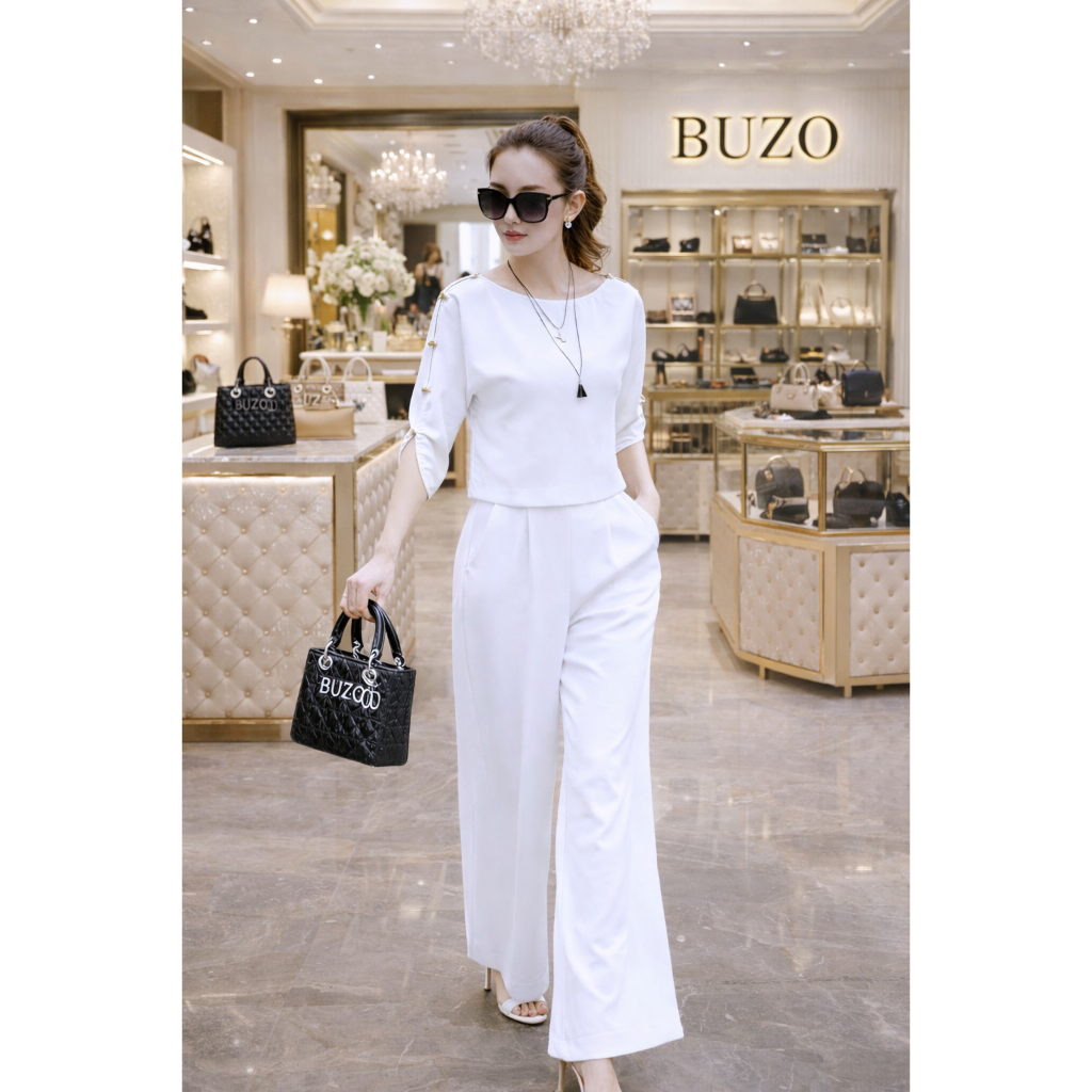 SET BỘ CỔ THUYỀN TAY LỠ THANH LỊCH 009