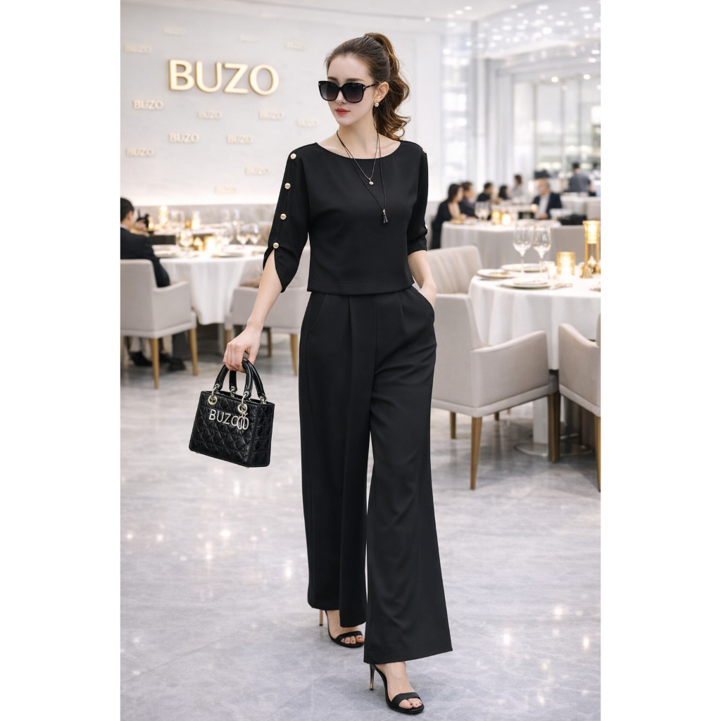 SET BỘ CỔ THUYỀN TAY LỠ THANH LỊCH 009