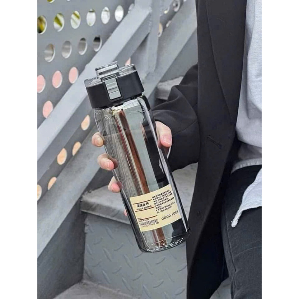 🔥 COMBO 3 BÌNH NƯỚC MUJI XUẤT NHẬT - TONE ĐEN HUYỀN BÍ(300ml - 550ml - 800ml)