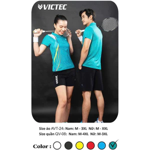 ÁO CẦU LÔNG NAM NỮ CỔ TRỤ