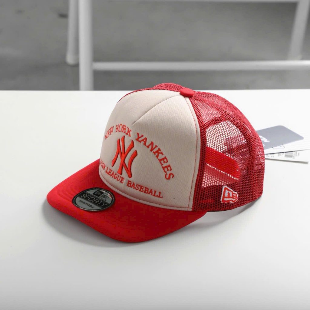 (NEW) Mũ lưỡi trai, nón kết NY MLB vải jeans phối lưới đẹp Form chuẩn (Ảnh thật)