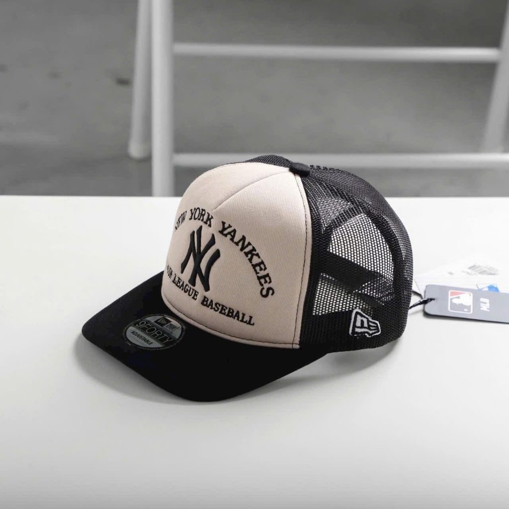 (NEW) Mũ lưỡi trai, nón kết NY MLB vải jeans phối lưới đẹp Form chuẩn (Ảnh thật)
