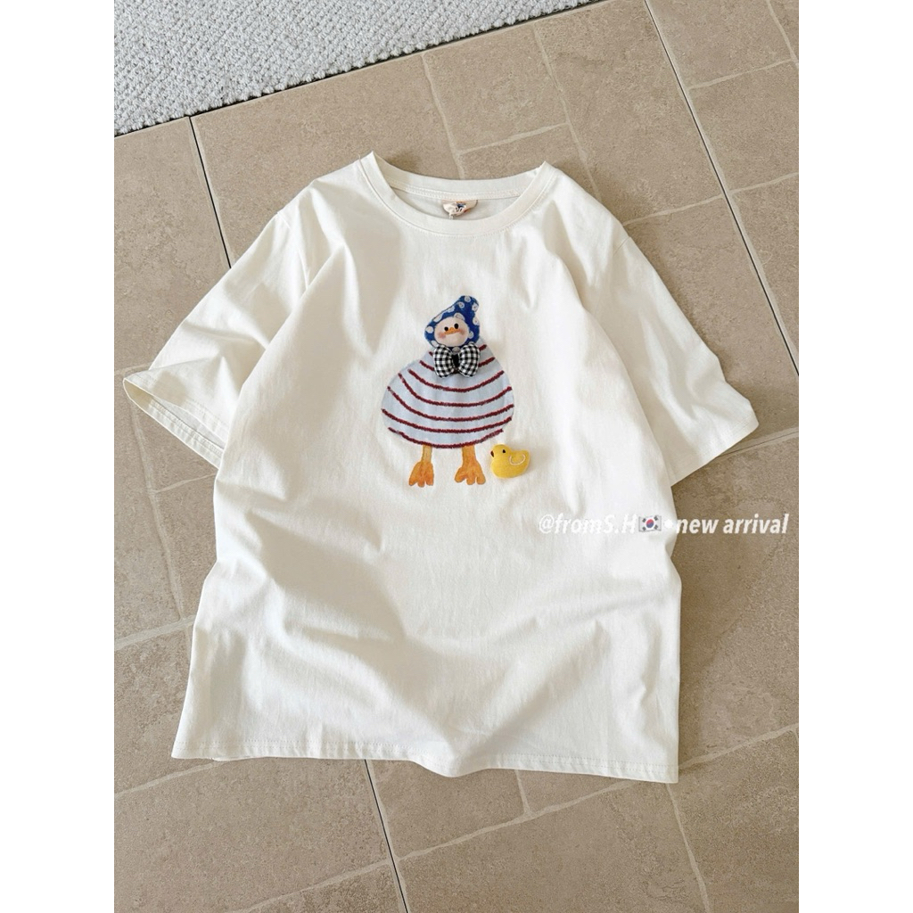 [𝐒𝐮𝐙𝐲] Áo Thun Vịt QCCC (OEVER SIZE đến 70kg)