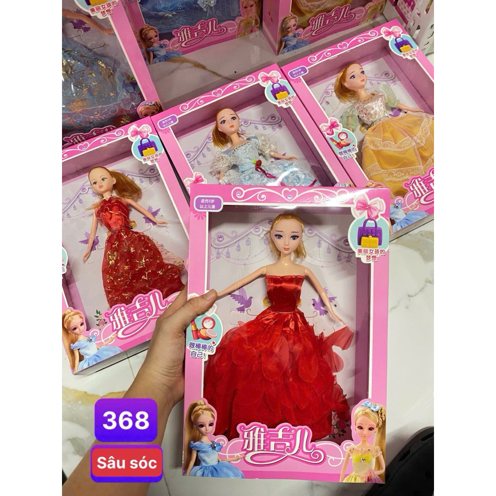 Búp Bê Mặc Đầm Dễ Thương Cho Bé Gái, Búp Bê Khớp