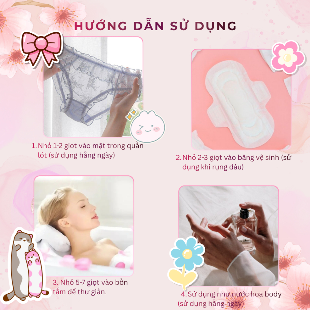 Nước hoa chăm sóc vùng kín Larana Inner Perfume giúp vùng kín luôn thơm tho, lôi cuốn quyến rũ