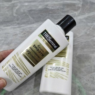 Combo 3 Chai Dầu Xả TreSemme Keratin Smooth Vào Nếp Suôn Mượt 140g-Hàng Khuyến mãi