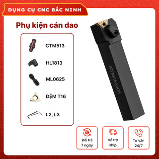 Phụ kiện lắp cán dao tiện ngoài chip T16 vít giữ chip mỏ kẹp rất bền dùng ngon