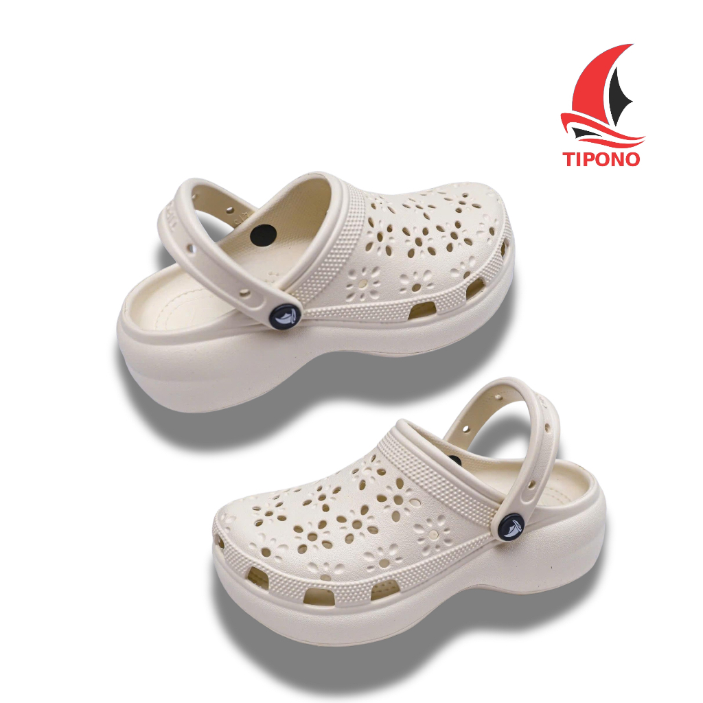 TIPONO LM61 [Tặng Charm Ngẫu Nhiên] Dép Sục Nữ Họa Tiết EVA Đúc Nguyên Khối Êm Nhẹ Chống Trượt