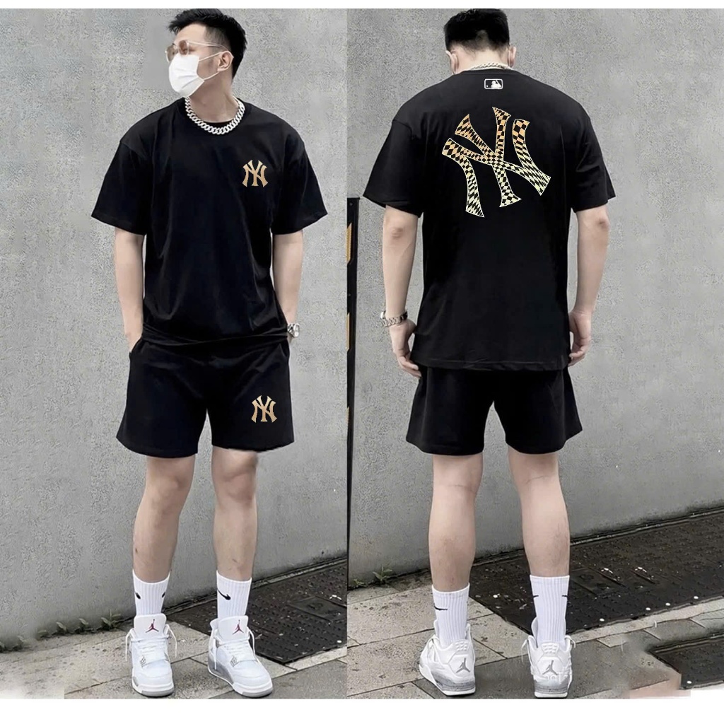 Áo phông MLB nam nữ cao cấp, 100% cotton co giãn 2 chiều , định lượng 250gms, NY CARO