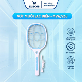 Vợt Muỗi TPE MSW 268-3500V 2in1 – Tích Hợp Đèn LED chiếu sáng, có sạc rời | thietbidienelec68