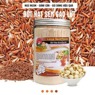 QUÀ TẶNG KÈM Bịch Bột Hạt Sen Gạo Lứt nguyên chất Senfarm