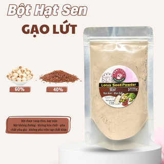 QUÀ TẶNG KÈM Bịch Bột Hạt Sen Gạo Lứt nguyên chất Senfarm
