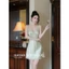 HT278 Váy ngủ 2s dáng suông đơn giản sang chảnh kèm ĐỆM LÓT lưng chun tôn dáng HT278 MÚT