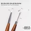 Bút Nặn Hoa Nail 2 Đầu Cán Gỗ Cao Cấp Logo Nail Brush – Cọ Tạo Hình Gel, Trộn Gel Chuyên Nghiệp Thegioinail666