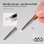 Bút Nặn Hoa Nail 2 Đầu Cán Gỗ Cao Cấp Logo Nail Brush – Cọ Tạo Hình Gel, Trộn Gel Chuyên Nghiệp Thegioinail666