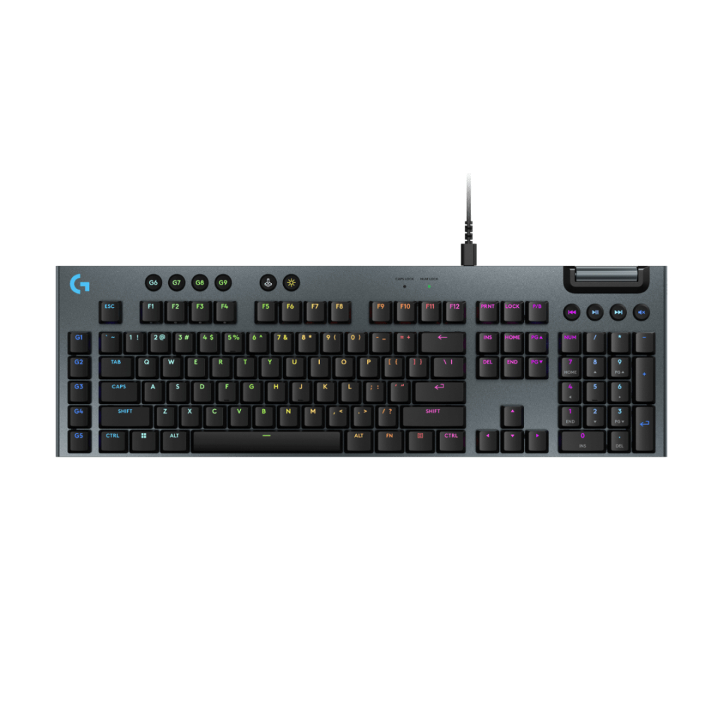 Bàn phím cơ Gaming có dây Lowprofile Logitech G915 X Fullsize | Mũ phím PBT - nút lập trình - RGB | Bảo hành 24 tháng | BigBuy360 - bigbuy360.vn