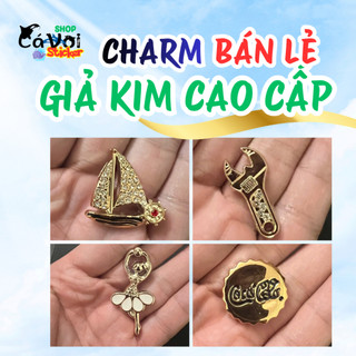 Charm Giả Kim Cao Cấp Bán Lẻ Chi tiết Mini Trang Trí Dép  Phụ Kiện Thời Trang Bền Đẹp Giá Tốt Hot Trend 2026- E