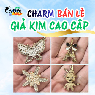 Charm Giả Kim Cao Cấp Bán Lẻ Chi tiết Mini Trang Trí Dép  Phụ Kiện Thời Trang Bền Đẹp Giá Tốt Hot Trend 2026- F