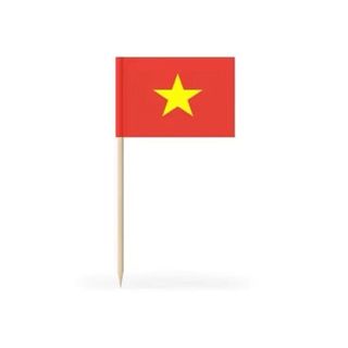 SET 100c Tăm Cờ Đỏ Sao Vàng Việt Nam Mini Cắm Trang Trí Decor Bánh Kem, Đồ Uống, Cafe Ngày 2/9. Phụ Kiện Cờ Tổ Quốc,Đảng