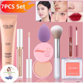 Combo Bộ Makeup Mix 7Pcs Làm Đẹp Cơ Bản Cho Các Nàng Thơ(đọc mô tả)
