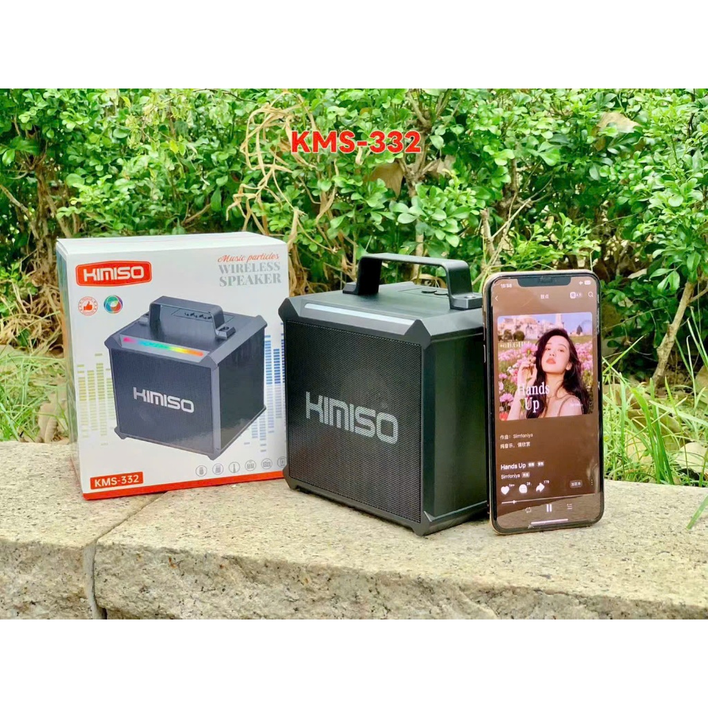 Loa bluetooth KIMISO 332 công suất 5W bass căng pin trâu âm thanh hay - ảnh 4