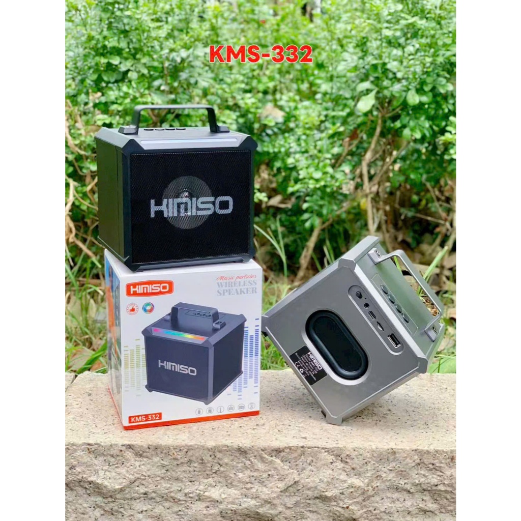 Loa bluetooth KIMISO 332 công suất 5W bass căng pin trâu âm thanh hay - ảnh 3