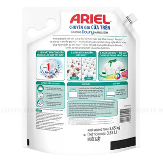Nước Giặt Ariel Cửa Trên Sạch Sâu 2kg 2.7kg 3.65kg 4.1kg