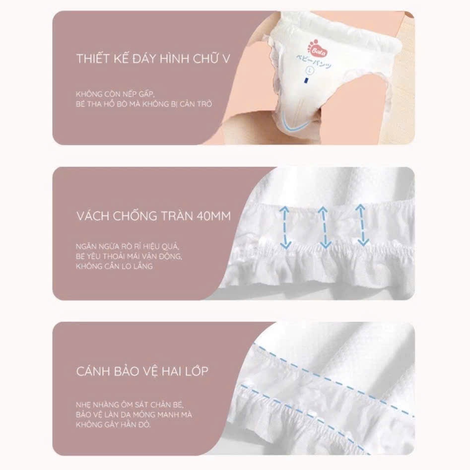MIẾNG DÙNG THỬ BATA Mềm Mại - Thoải Mái - Chống Tràn ( 10 Miếng Đủ SIZE )