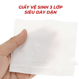 Giấy vệ sinh Silkwell Tím rẻ bịch 1kg dày 3 lớp hàng chính hãng siêu dai không chất tẩy trắng