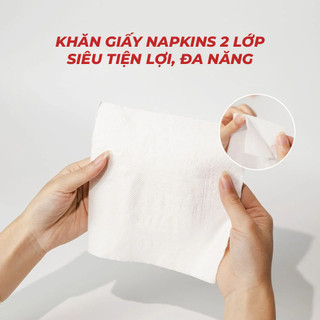 Giấy ăn Silkwell Sếu 1kg K240 hàng cao cấp 2 lớp siêu dai, dày thấm hút tốt, hàng chính hãng cao cấp