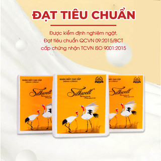 Giấy ăn Silkwell Sếu 1kg K240 hàng cao cấp 2 lớp siêu dai, dày thấm hút tốt, hàng chính hãng cao cấp