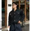 Áo Jean Xếp Ly DINOMAN Vải Jeans Wash Cao Cấp Form Đứng Trẻ Trung Bền Màu Phong Cách Mạnh Mẽ SM026