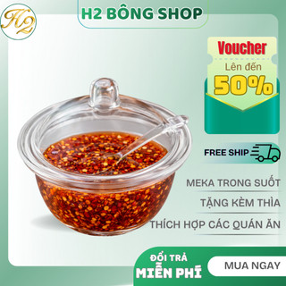 Hủ Sa Tế Trong Suốt Đẹp Mắt Kèm Muỗng