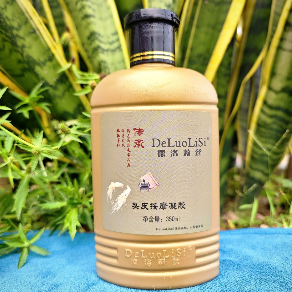 Gel Massage Da Đầu DeLuoLiSi 350ml - Liệu Pháp Dưỡng Sinh Đả Thông Kinh Lạc, Giảm Stress & Kích Thíc
