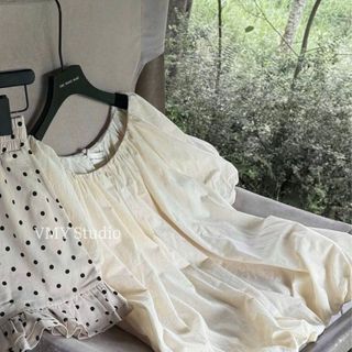 VMY Studio - Set quần áo bộ chấm bi vải mềm không nóng diện đi chơi, đi biển trẻ trung nữ