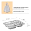 Hộp Cơm Cắm Điện ACHITA 4 Ngăn Không Dùng Nước Làm Nóng Chất Liệu Inox 304 Bảo Hành 12 Tháng