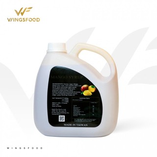 Siro Wings Đài Loan các vị đào, dâu, xoài chai 2,5kg làm bánh, trà hoa quả tiện lợi dễ sử dụng chuẩn chính hãng