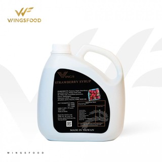 Siro Wings Đài Loan các vị đào, dâu, xoài chai 2,5kg làm bánh, trà hoa quả tiện lợi dễ sử dụng chuẩn chính hãng