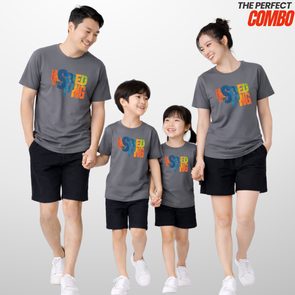 Áo Thun Gia Đình Cotton In Hình Family – Set Áo Gia Đình Đi Chơi, Du Lịch B696 | JJ Kids Fashion