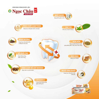 Kem đánh răng Ngọc Châu truyền thống 100g