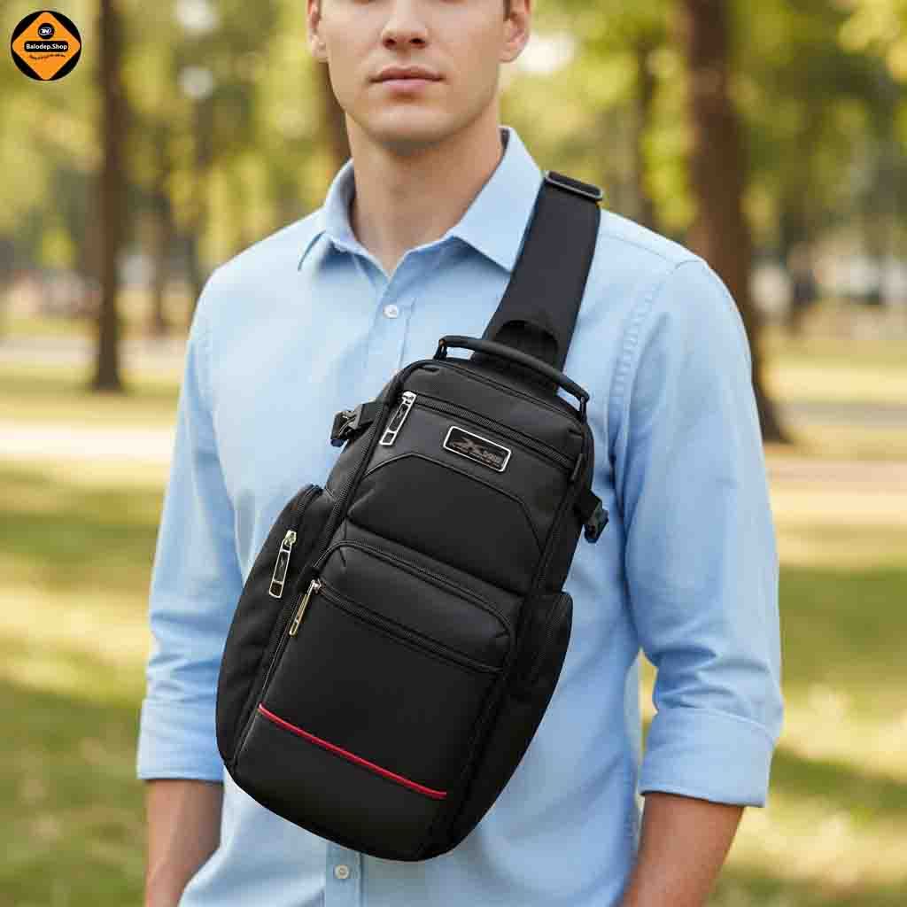 Túi Đeo Chéo Xbags Apex XB 9103 Cao Cấp Màu Đen – Thiết Kế Cá Tính, Nhiều Ngăn, Bền Đẹp, Cực Chất!