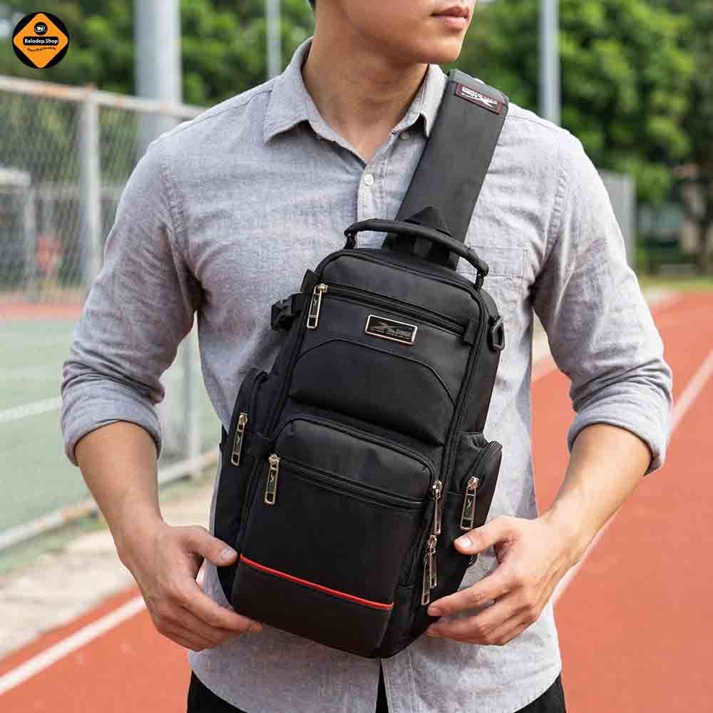 Túi Đeo Chéo Xbags Apex XB 9103 Cao Cấp Màu Đen – Thiết Kế Cá Tính, Nhiều Ngăn, Bền Đẹp, Cực Chất!