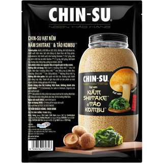 [Chọn loại] Combo Hạt nêm CHIN-SU Nấm Shiitake & Tảo Kombu gói x 400gr