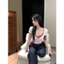 Áo Thun Nữ Cổ V Ôm Body Phong Cách – Áo Ngắn Tôn Dáng, Style Ngọt Ngào Sexy, Mặc Lẻ Hoặc Layer