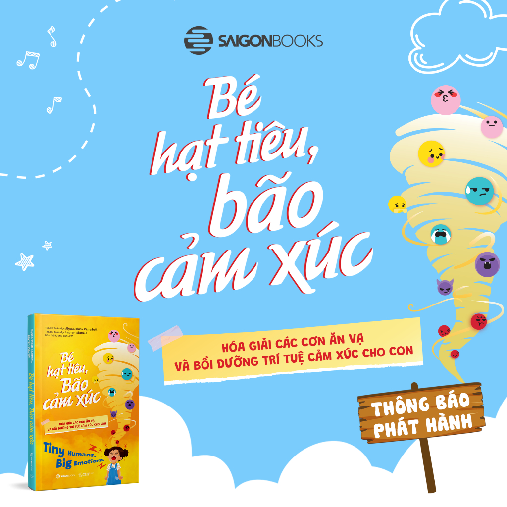 Sách - Bé hạt tiêu, bão cảm xúc - Tiny Humans, Big Emotions