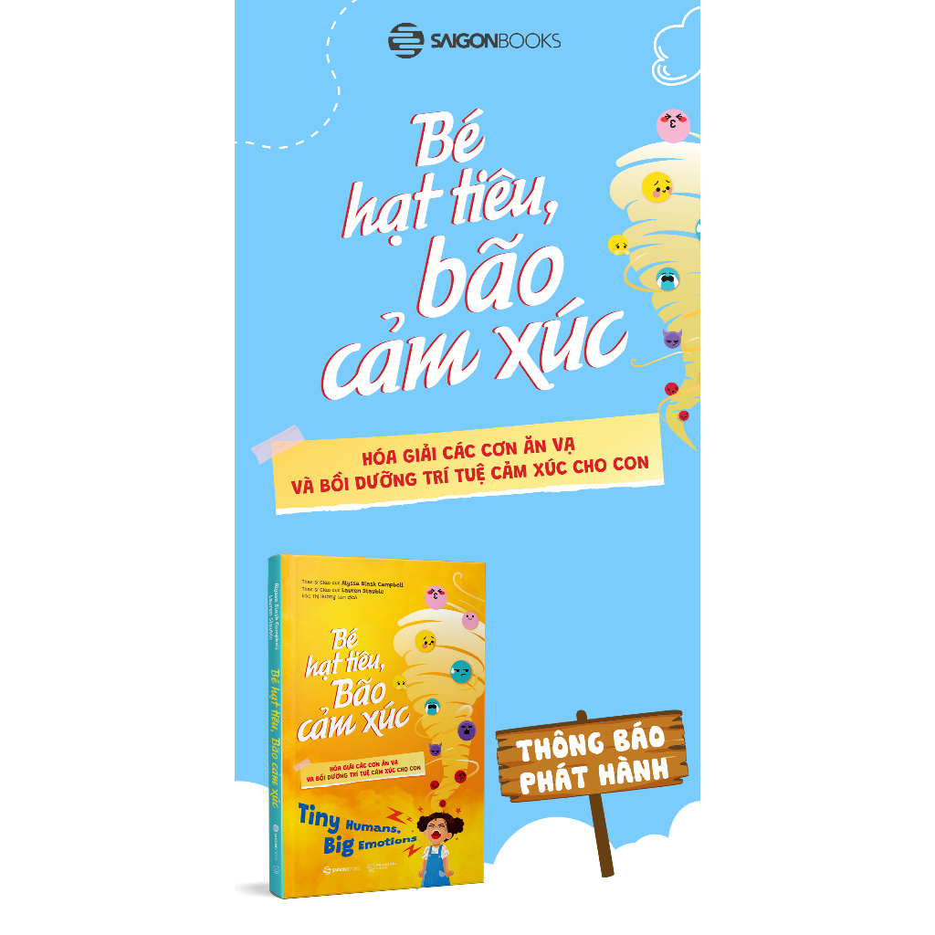 Sách - Bé hạt tiêu, bão cảm xúc - Tiny Humans, Big Emotions