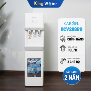 [Giá Kho] Máy Lọc Nước Nóng Lạnh KAROFI HCV208RO - Cây Nước RO Tủ Đứng 6 Lõi, 2 Chế Độ Nóng Lạnh