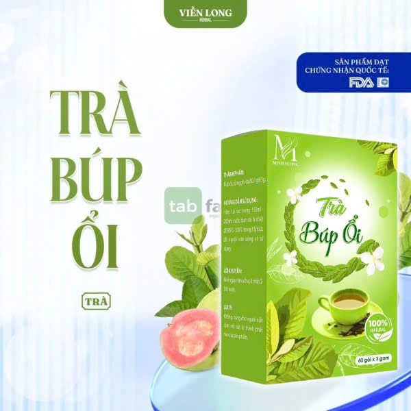 [Chính Hãng] Trà Búp Ổi Hộp 60 Túi Lọc Trà  Hỗ Trợ Cải Thiện Hệ Tiêu Hóa Chống Tiểu Đường